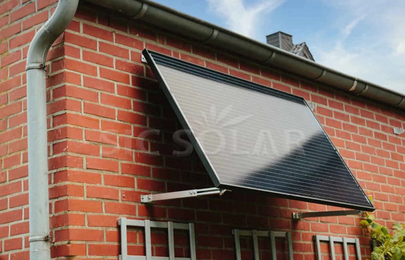 Hoe zonnepanelen op een muur monteren?
