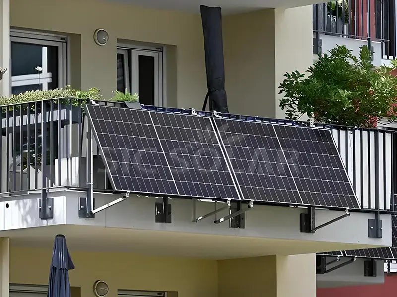 2KW Balkon Easy Solar-beugel in Ierland