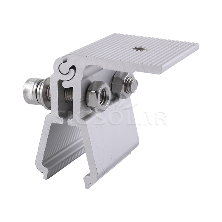 Aluminium clip lok zonneklem