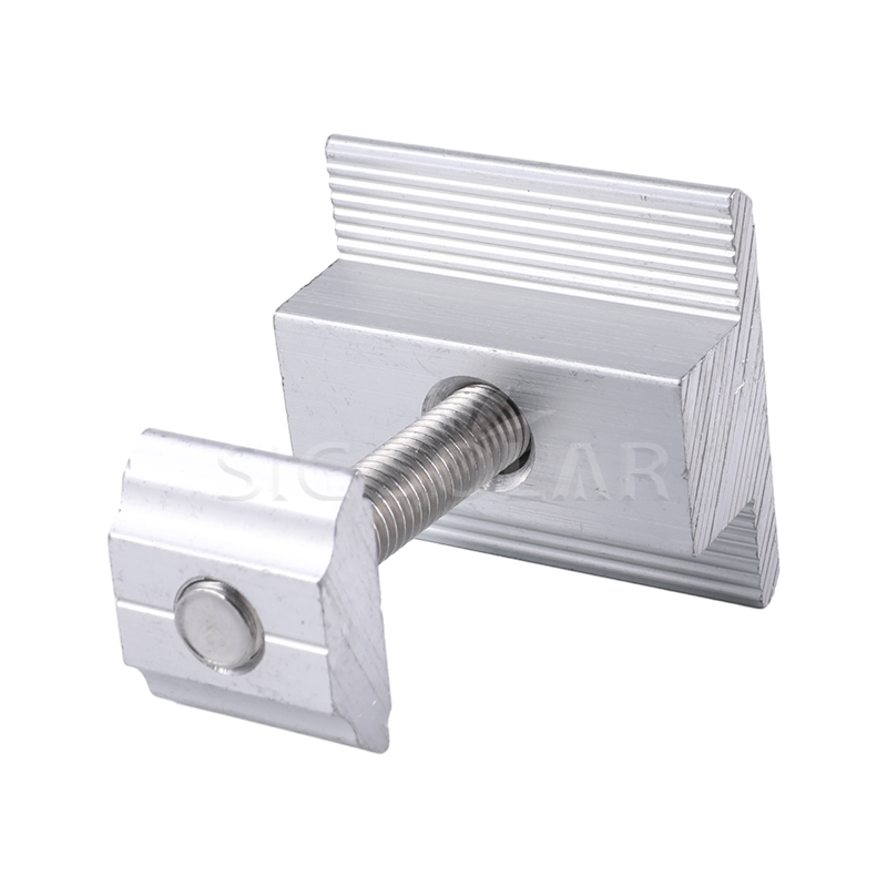 Aluminium zonne-middenklem