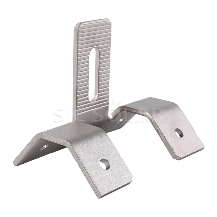 Metalen dak zonneklem
