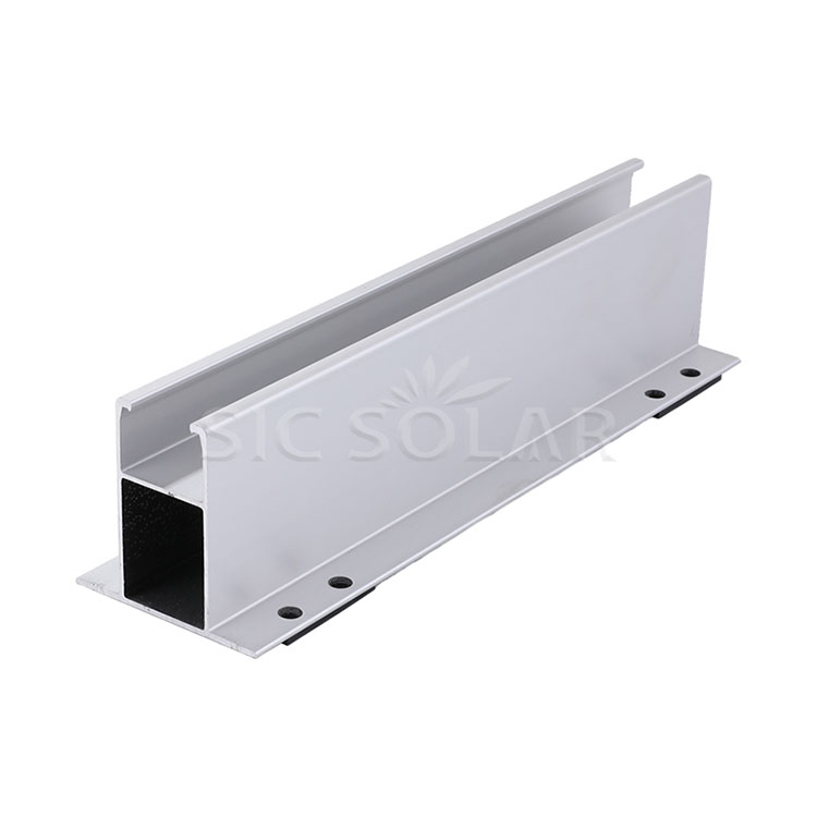 Minirail voor zonnepanelen