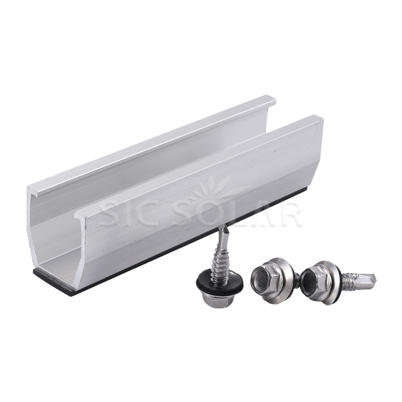 Minirail van aluminium op zonne-energie