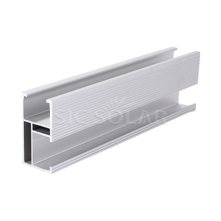 Aluminium rail op zonne-energie