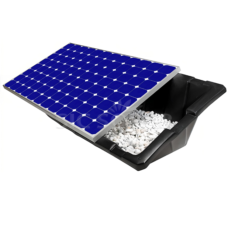 Ballastmontage voor zonnepanelen