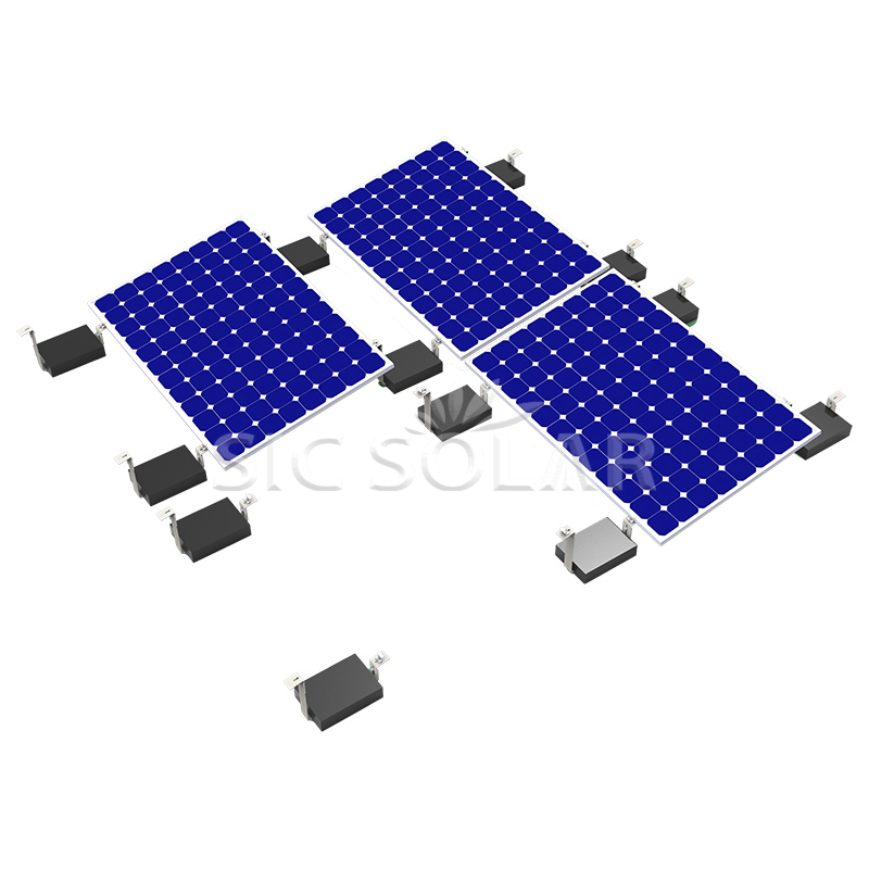 Ballastmontagesysteem voor zonnepanelen