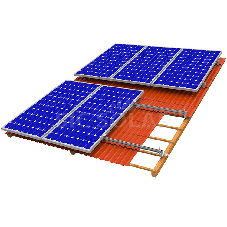 Zonnepanelen op hellend dak