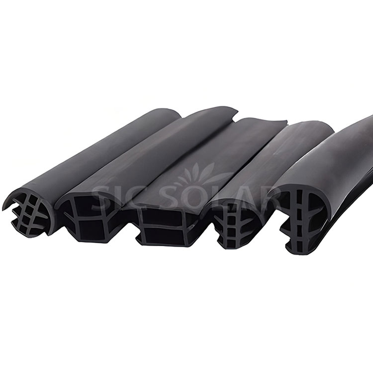 Zonnepanelen Slot rubberen afdichtstrip