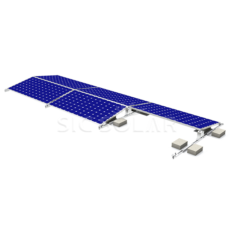 Plat dak op zonne-energie